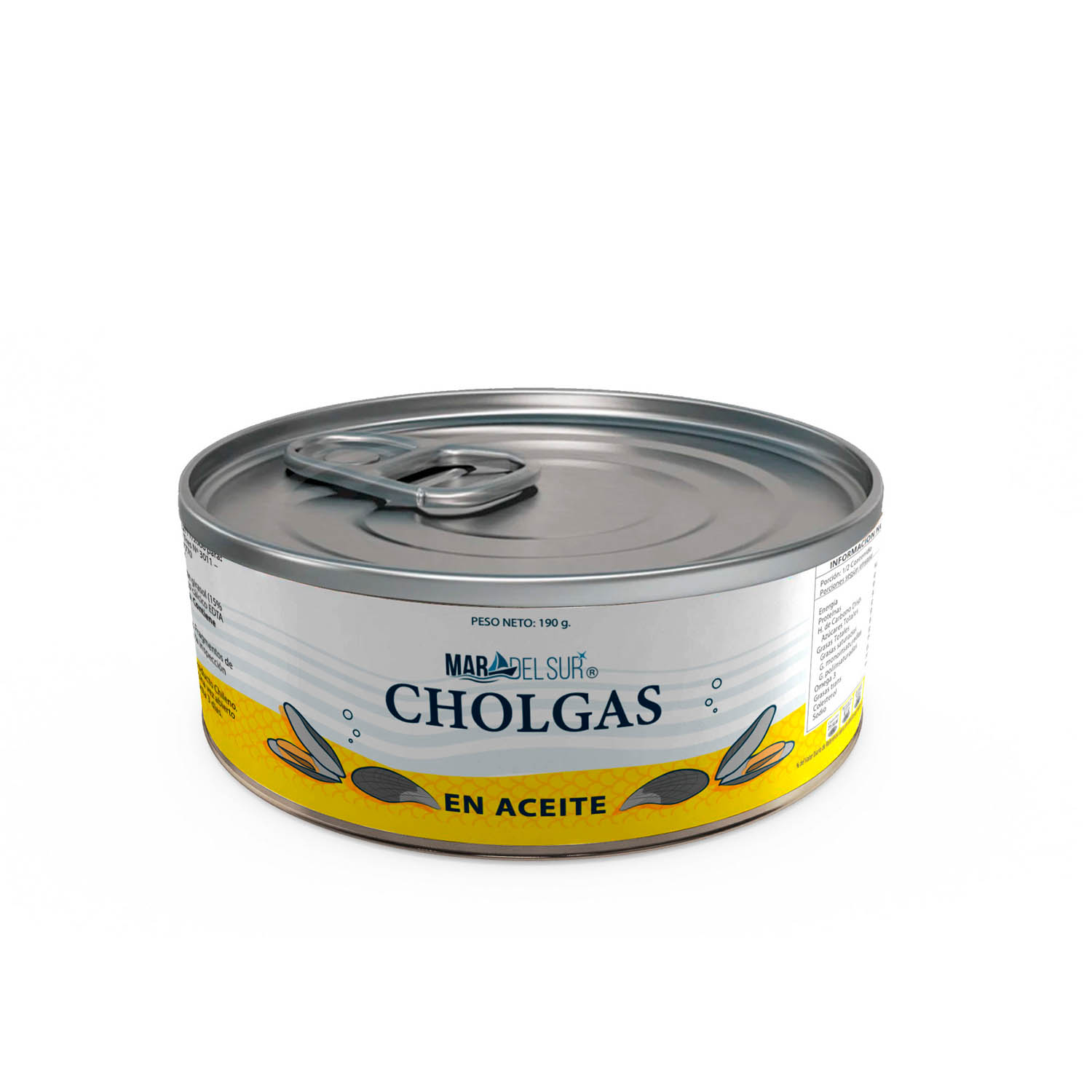 CHOLGAS MAR DEL SUR EN ACEITE 160/100 grs.