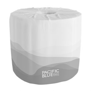 80 ROLLOS PAPEL HIGIÉNICO 50 MTS DOBLE HOJA BLANCO PACIFIC BLUE BASIC™
