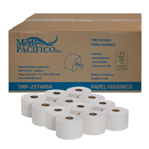 Rollo Papel Higiénico Blanco 1.000 Hojas Dobles DE TIRO CENTRAL SOLUBLE